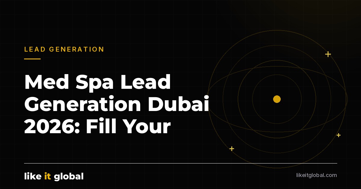 Aesthetic clinic treatment room in Dubai used for med spa lead generation